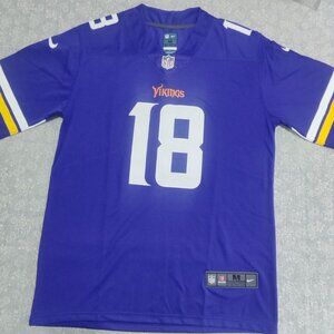 Nike Minnesota Vikings Justin Jefferson #18 Blue NFL Jersey